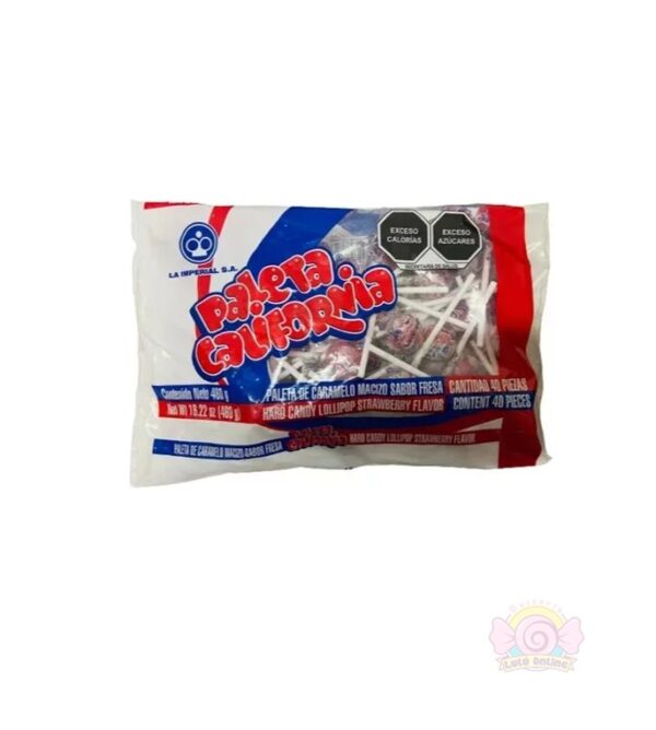 Paleta Roja California C/40