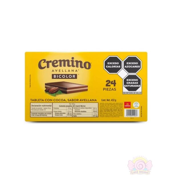 Cremino Avellana Bicolor C/24