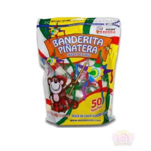 Dulce de Coco Banderita Chica C/50