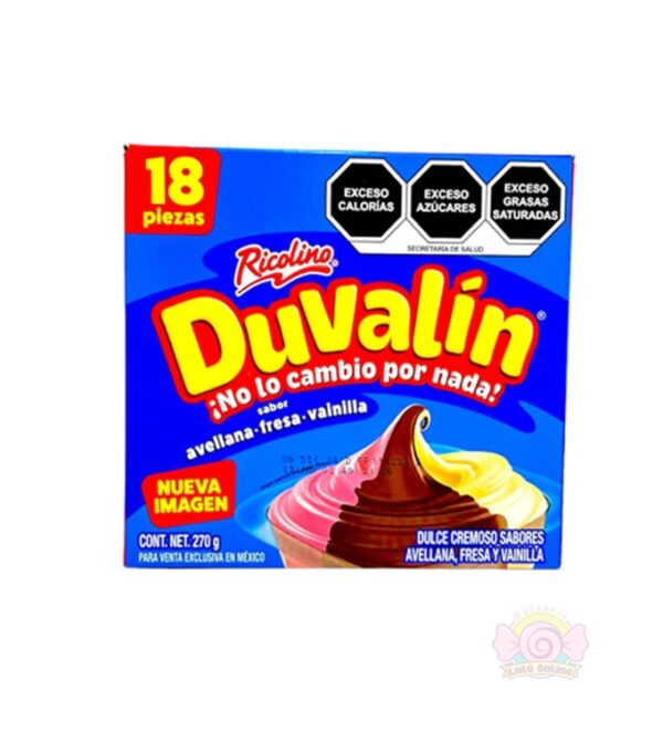 Duvalín Avellana-Fresa-Vainilla C/18