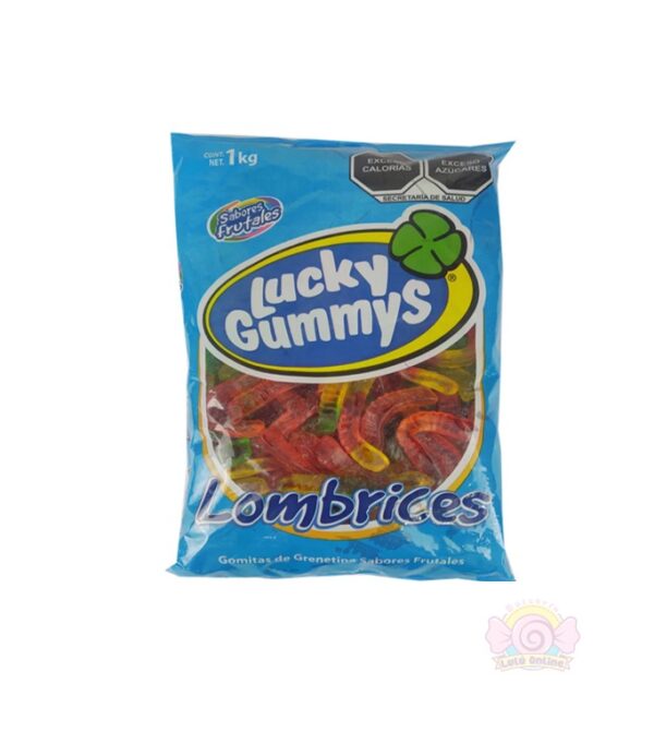 Lucky Gummys Lombrices 1 KG