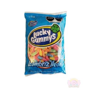Lucky Gummys Lombriz Neón 1 KG