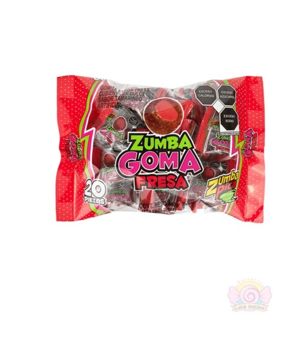 Zumba Goma Fresa C/20