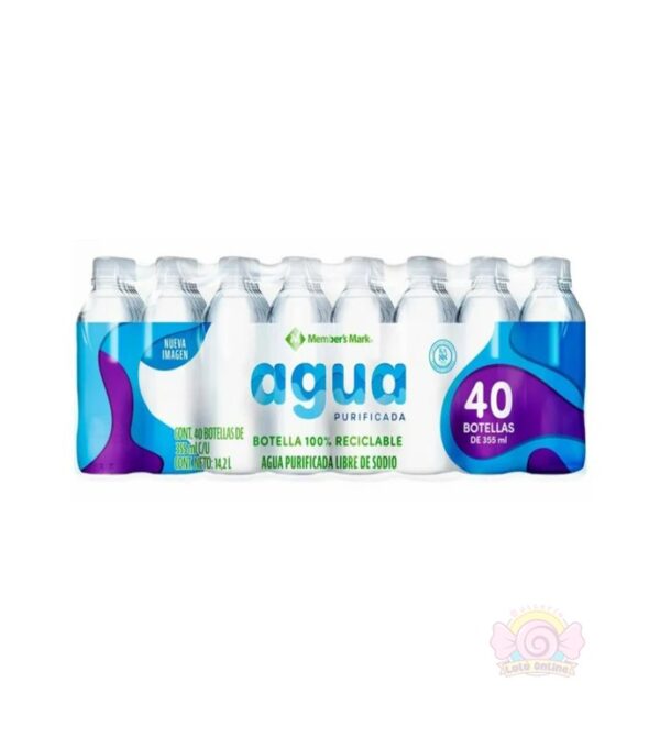 Agua Purificada 355 ml C/40