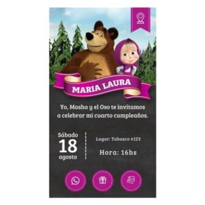 MASHA Y EL OSO (4IN)