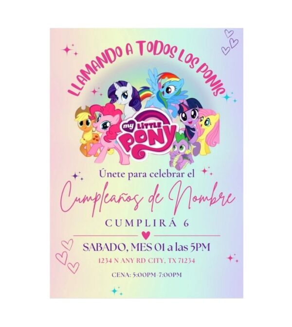MY LITTLE PONY (2IN)